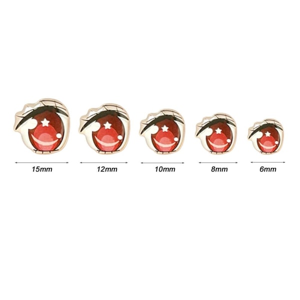 Cartoon Eyes Stickers Anime Figurine Doll 6MM 6MM 6mm