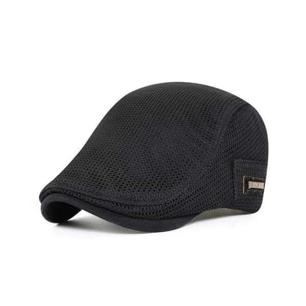 Beret Lue Cabbie Flat Cap GRÅ grey