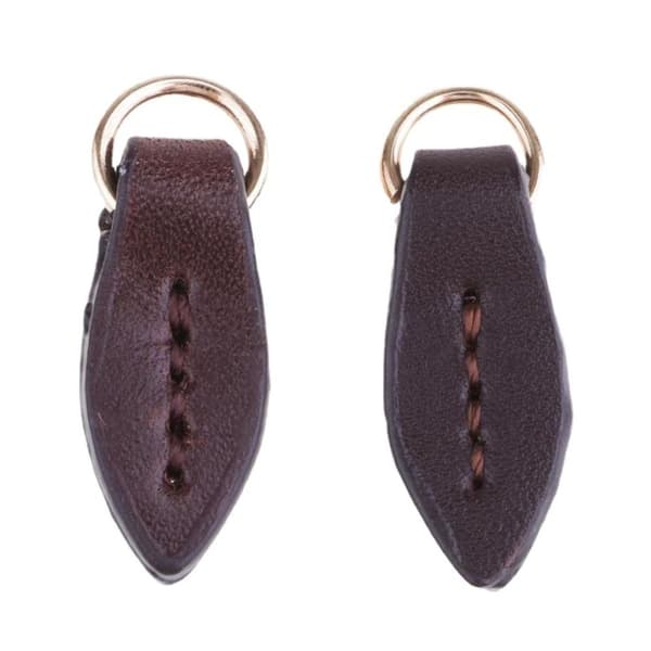 2 st Läder Spänne Kort Pack Hasp GUL yellow