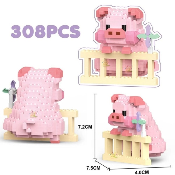 Micro Building Blocks Pig Bricks 04 04 04