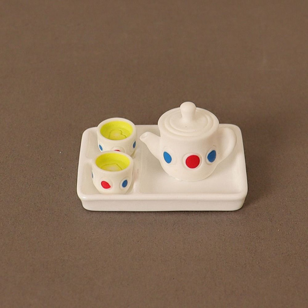 Dukkehus Miniature Tea Simulation Tea Pot 3 3 3