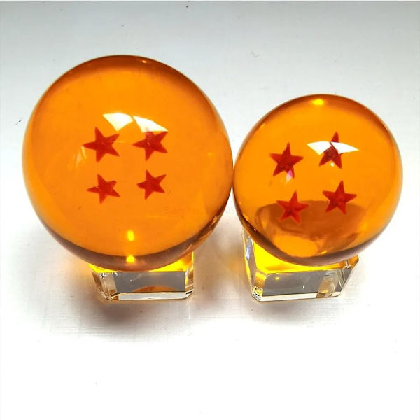 Dragon-Ball Figur Resin Seven Dragon-Ball krystallkulesett orange 4.3cm