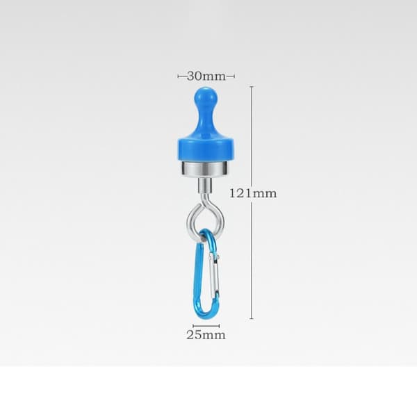 Magnetisk krog D-formet spænde BLÅ blue