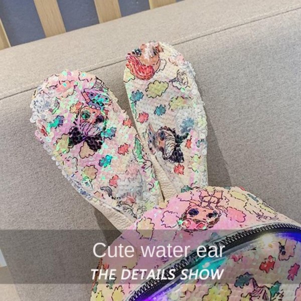 Barns Sequin Ryggsäck Paljetter Ryggsäckar ROSA pink