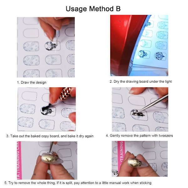 Practice Nails Nail Practice Sheet Akryl Practice Mat