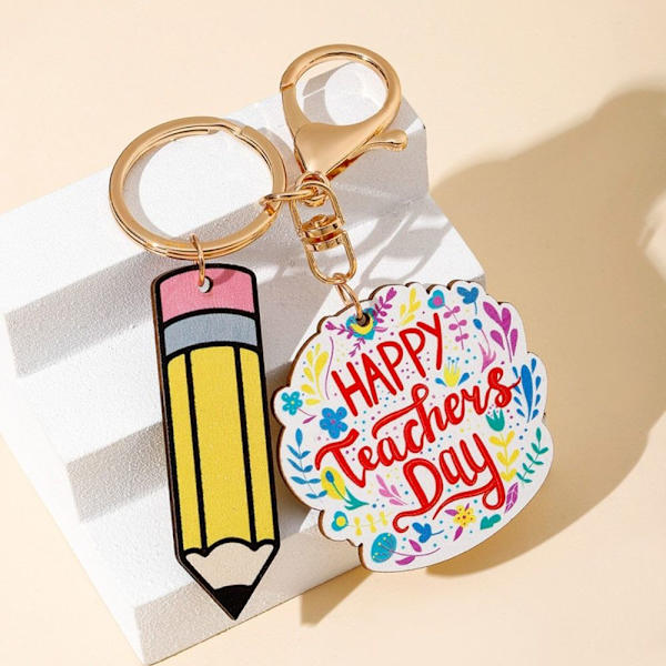 Avläggande av examensceremoni Nyckelring Graduate Key Chain 3 3 3
