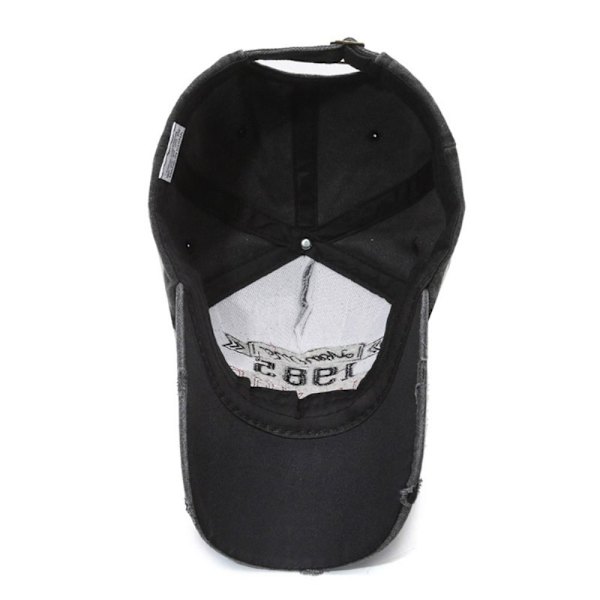 Bokstavsbroderade basebollkepsar Snapback-hattar GRÅ grey