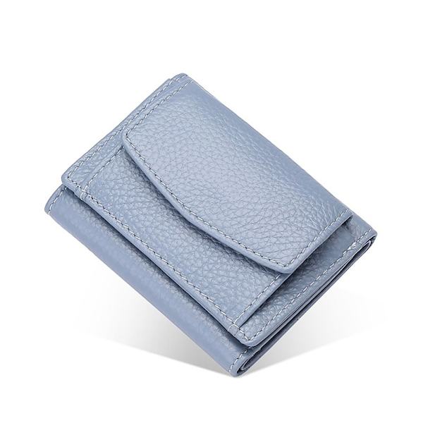 Kreditkortholder Trifold pung LYSEBLÅ light blue