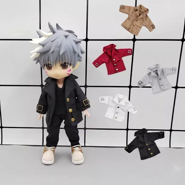 Windbreak Coat Dolls Jakke Coat SORT Black