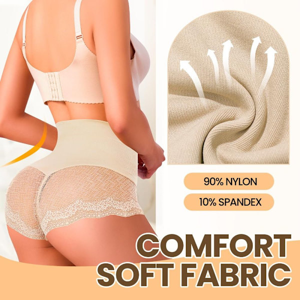 Magkontroll Shapewear Underkläder SVART M-L M-L black M-L-M-L