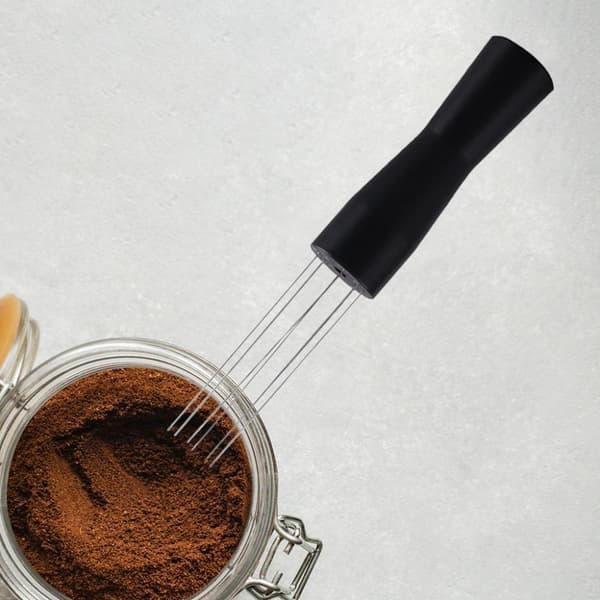 Nåle Kaffe Tamper Espresso Pulver Rører SORT Black