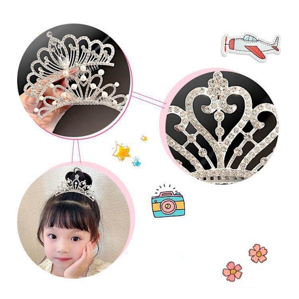 Crowns Hiuskampa Crystal Crown Hiusneula STYLE 7 STYLE 7 Style 7