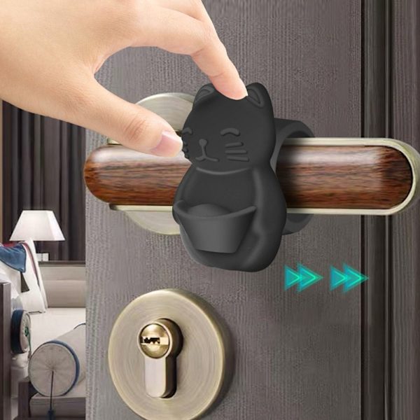 Dørstopper beskyttelsesmatte SVART black