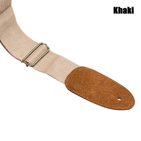 Gitarstropp Bomull Gitarstropper KHAKI Khaki