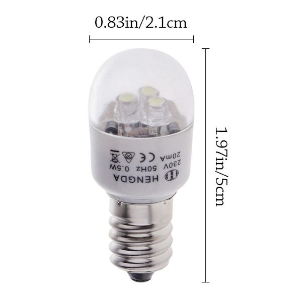 2stk Elektrisk Symaskine Pære Symaskine Lys LED