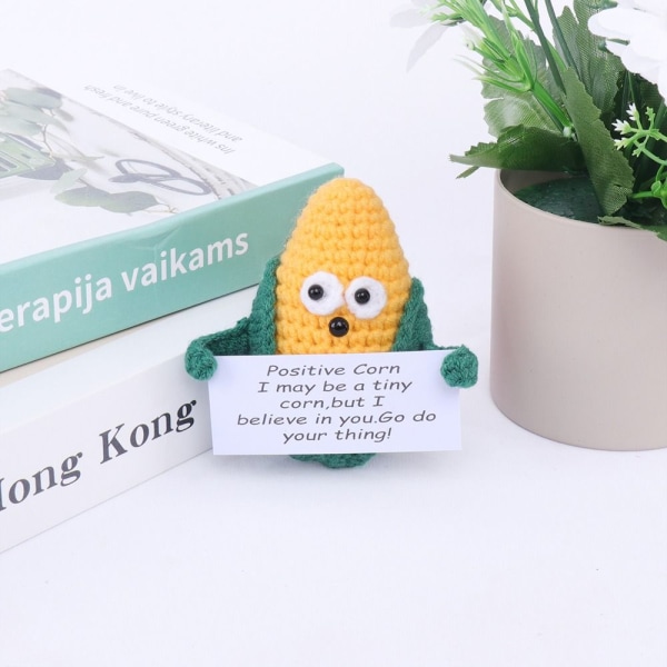 Positiv energi potatisdocka stickad grönsaksdocka 1 1 1