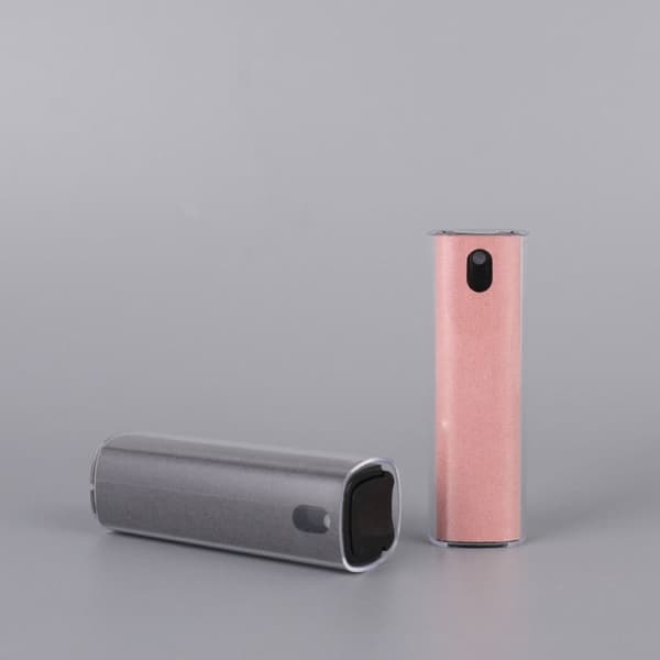 2 STK 10 ml Parfymesprayflaske Væskebeholder GRÅ grey