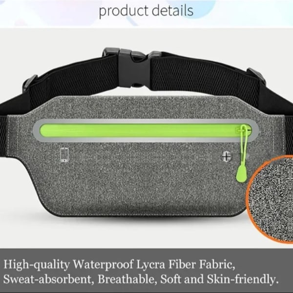 Juoksuvyölaukku Sports Fanny Pack 1 1 1