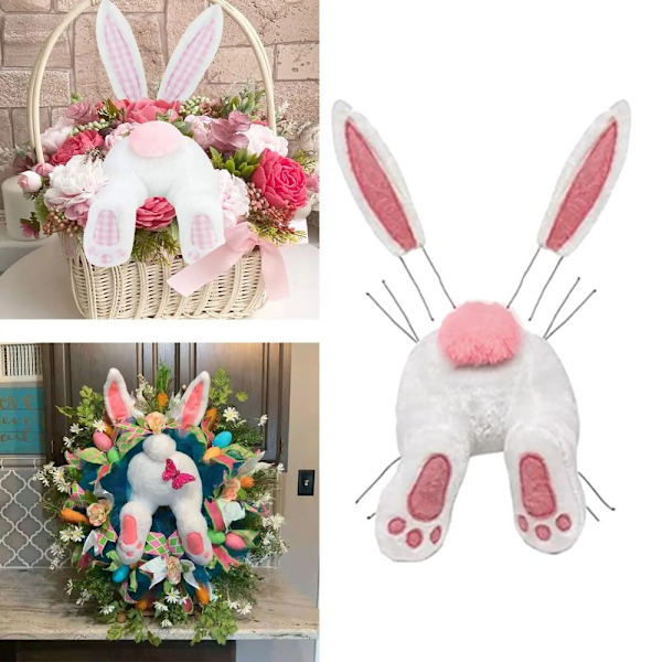 Påskeharekranssæt Bunny Butt Wreath Attachment STIL 1 Style 1