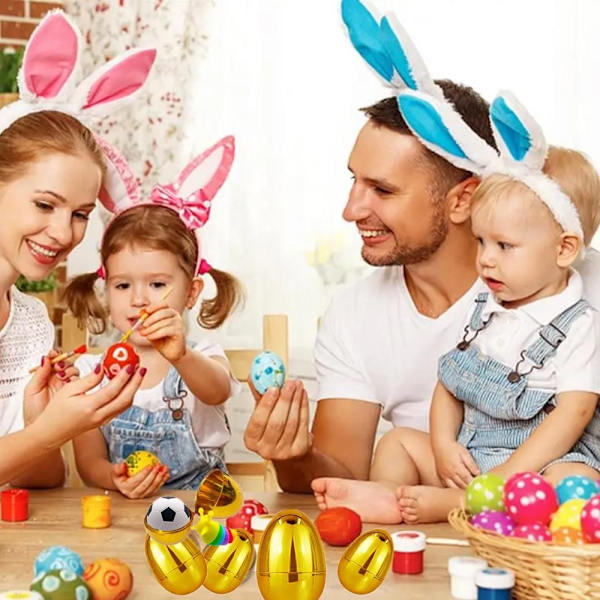 Påskägg Äggfyllbart äggskal 6st 6st 6pcs