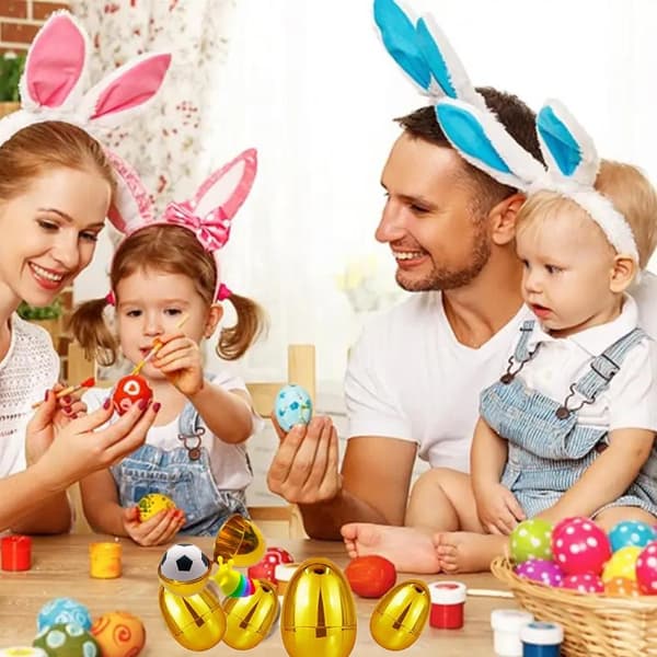 Påskeegg Fyllbare Eggeskall 6 STK 6 STK 6pcs