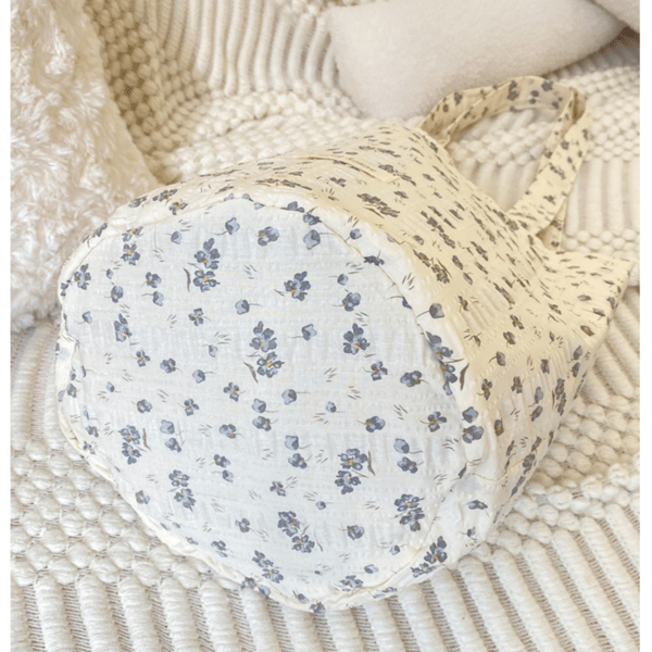 Bucket Axelväskor Tote Handväskor Eco Shoppingväska WHITE