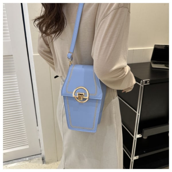PU Skinnveske Trendy Hasp Vesker HVIT White
