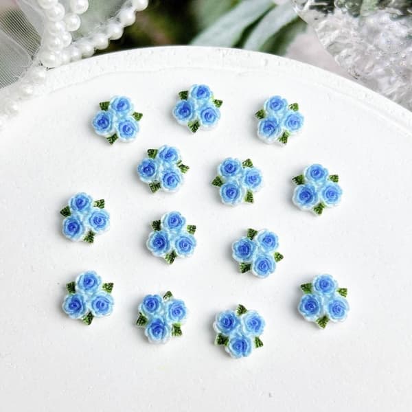 Neglepynt Flatback Ornament BLÅ #2 Blue #2