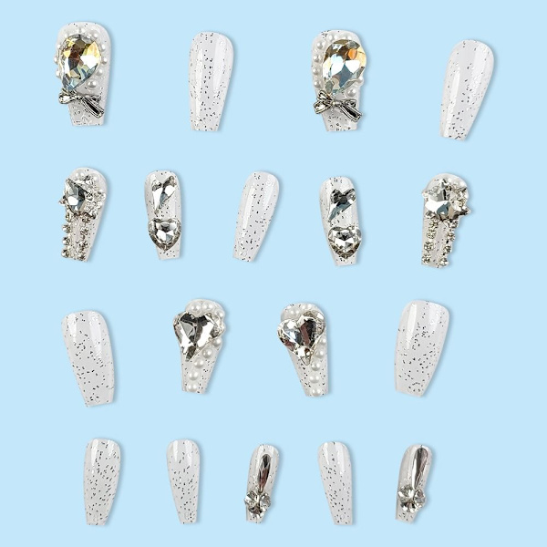 French Fake Nails Ballerina False Nail Press on Nails