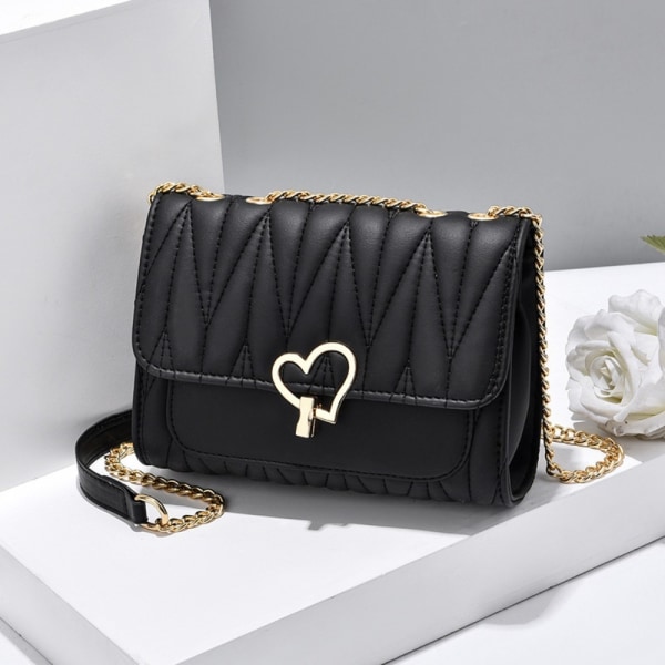 Messenger Bag Klaff Bag SVART black