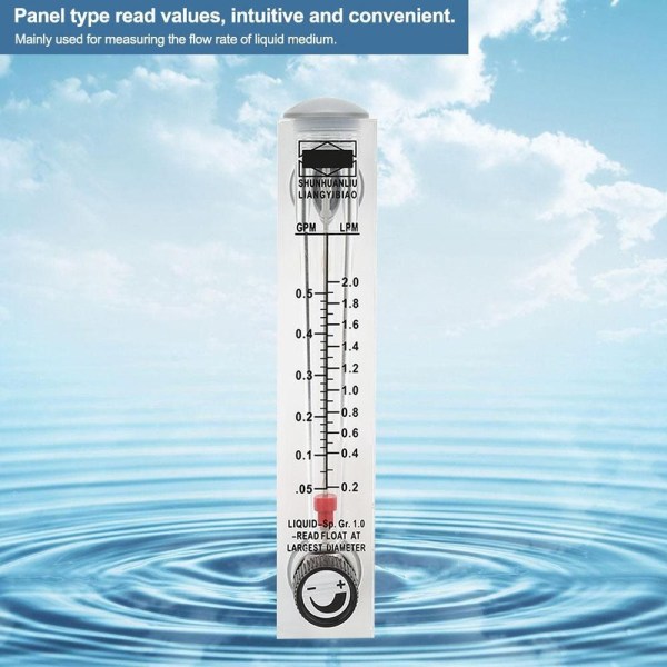 Vand Væske Flow Meter Flowmåler Rotameter