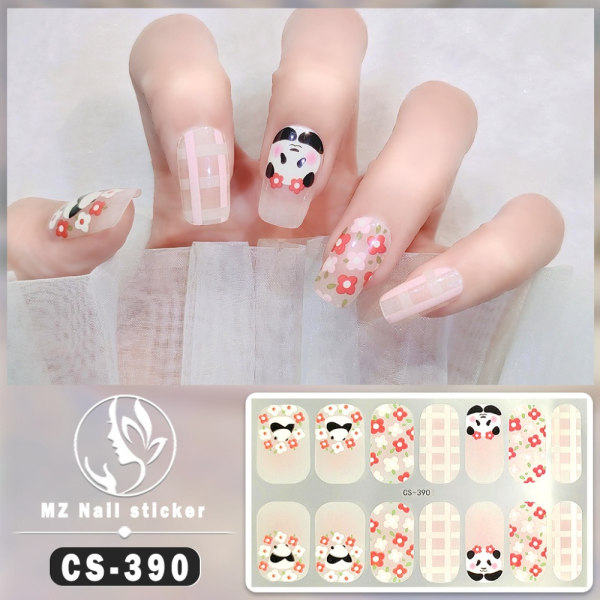 Franske neglemærkater Nail Art Sticker 9 9 9