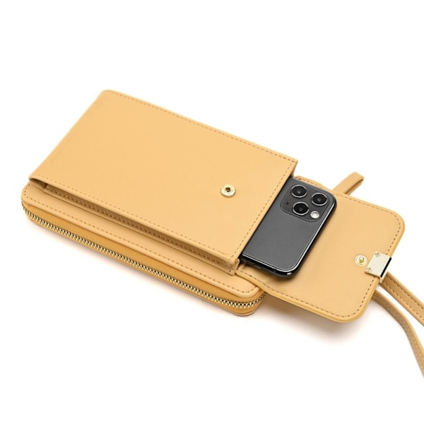 Kvinner Crossbody Bag Glidelås Telefonveske GRØNN green