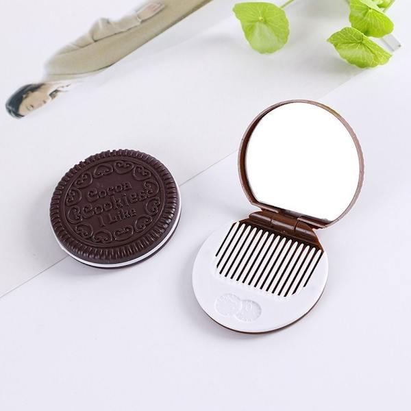 Makeup Mirror Cosmetic Mirror DARK COFFEE Dark coffee