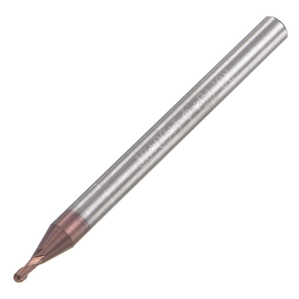 Kuglenæse End Mill Solid Carbide 0,75MMX4MMX50MM 0.75mmx4mmx50mm