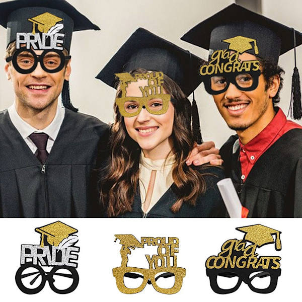 Graduation Briller Foto Props E E E