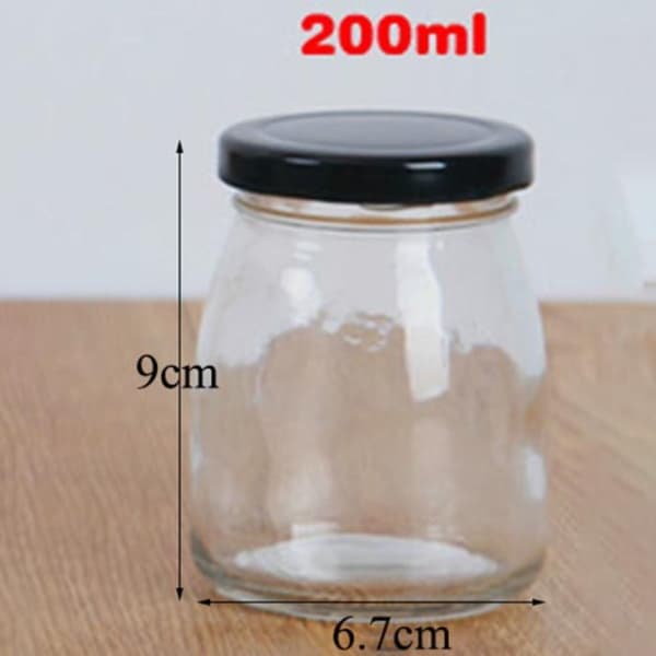 Mini Jogurttipurkit Lasiset Vanukaskupit 200ML 200ml