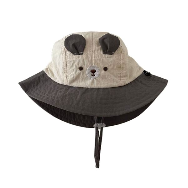 Lasten Bucket Hats Lasten aurinkohattu TUMMANHARMAA dark grey