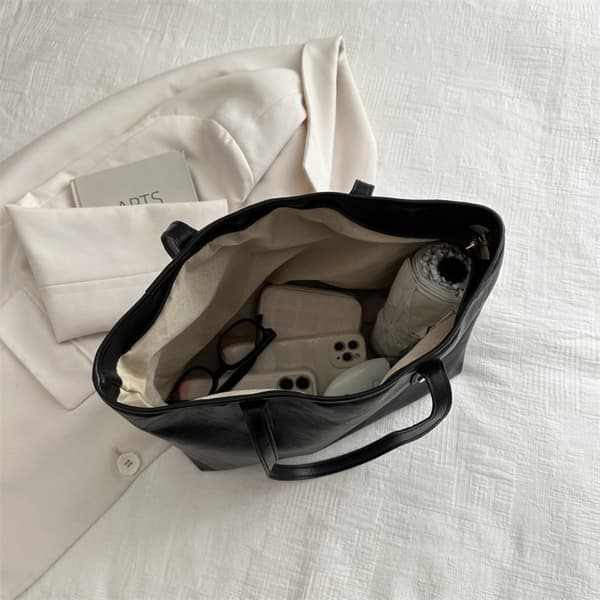 Skuldertaske Shopper SORT Black