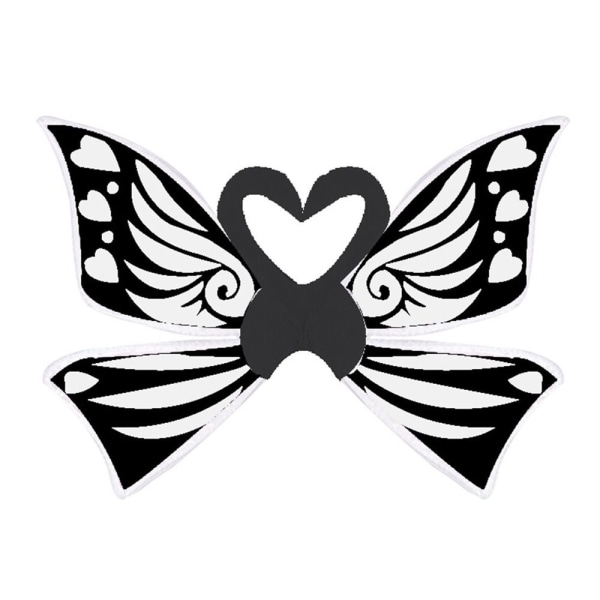 Butterfly Fairy Wings Princess Angel Wing SVART Black