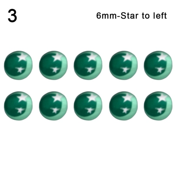 10 st/5 par Eyes Crafts Eyes Puppet Crystal Eyes 6MM-STAR TO 6mm-Star to left3