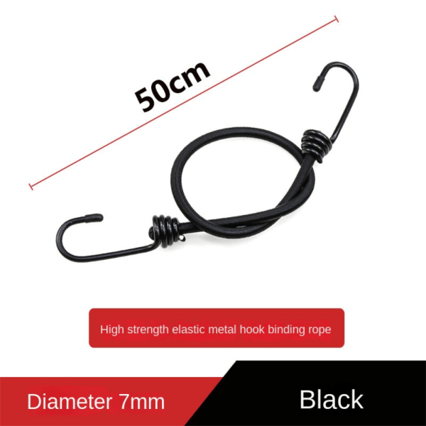 Elastiskt rep med krok Fast bindningsbälte 50CM 50CM 50cm
