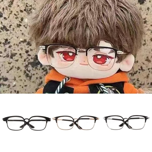 Doll Glasses Pehmo Doll Silmälasit MUSTA Black