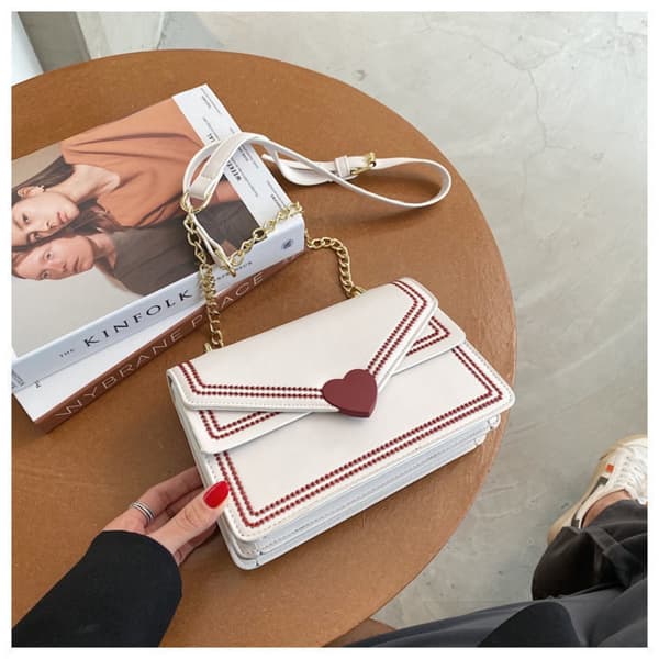 Messengerbag Skulderveske HVIT white