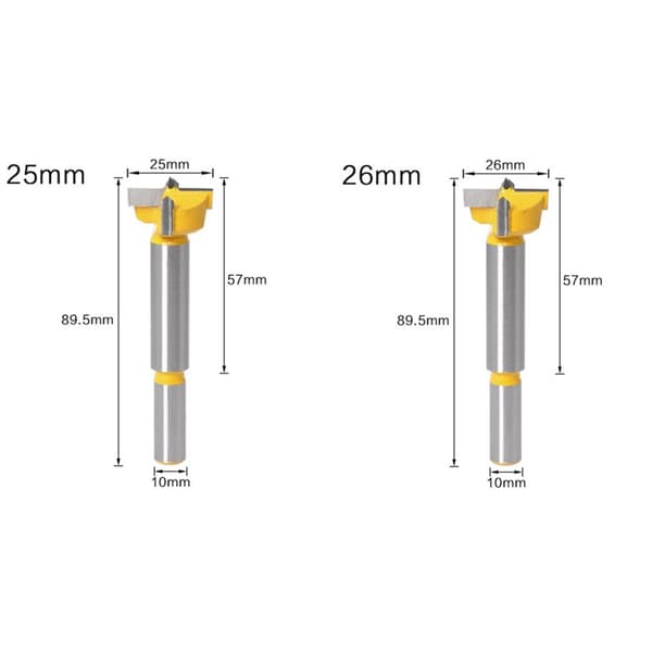 Flatborr med platt vinge 19MM 19MM