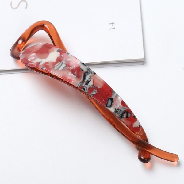 Ättiksyra Banan Clip Leopard Print Hårklor CC C