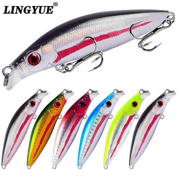 Synkende Fiske lokke Minnow Lure FARGE 1 FARGE 1 Color 1