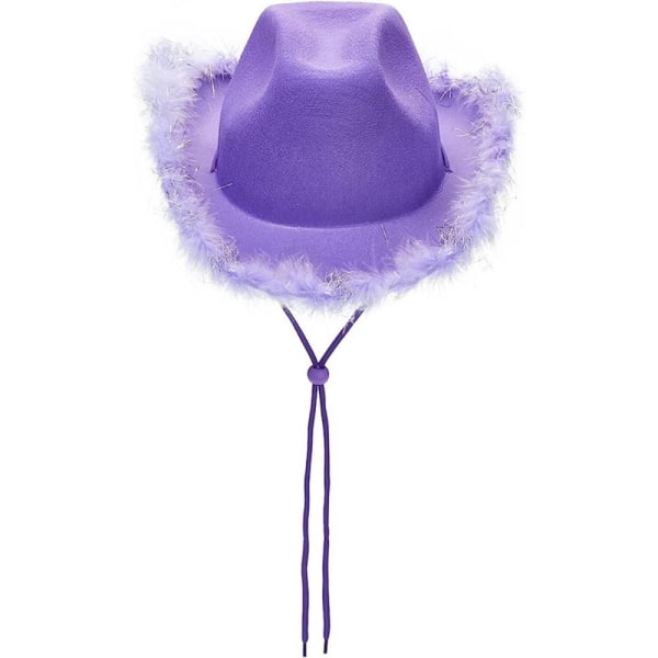 Cowboyhatt Raw Edge Cowboyhatt LILA Purple
