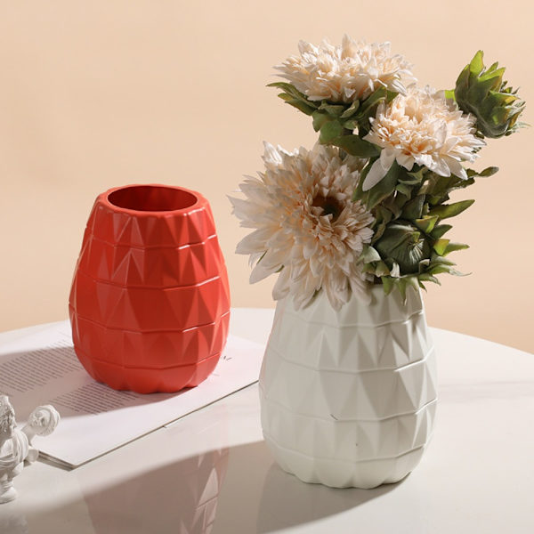 Blomvas Blomkruka VIT White