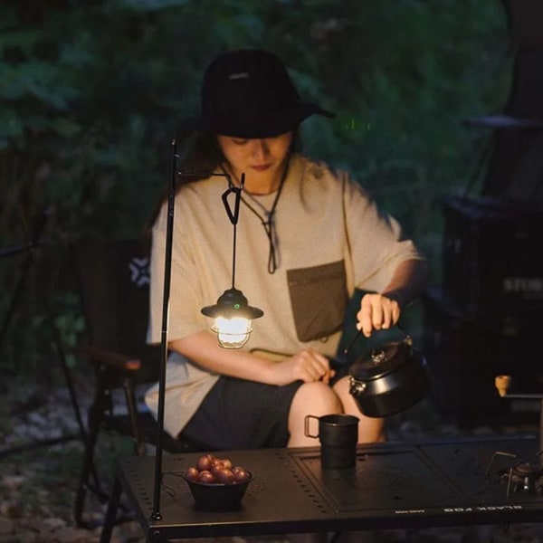 Utomhus taklampa campinglyktor GRÖN Green